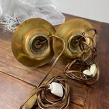 Brass candle lamp feet