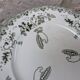 Set of 2 small ironstone plates Saint Amand and Hamage Modern Style model