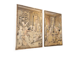 Paire de tapisseries