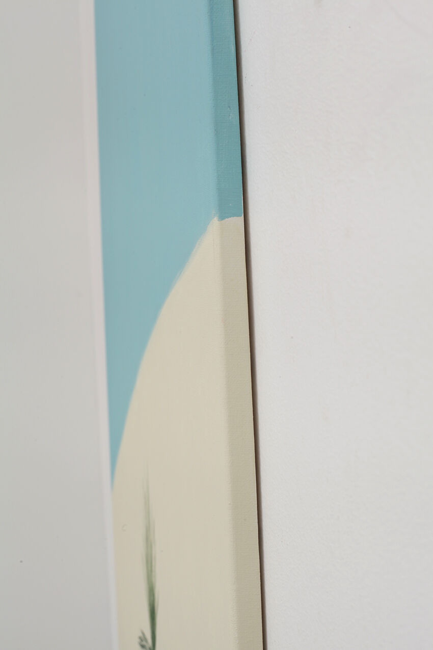 Contemporary painting on landscape canvas 75 x 115 cm