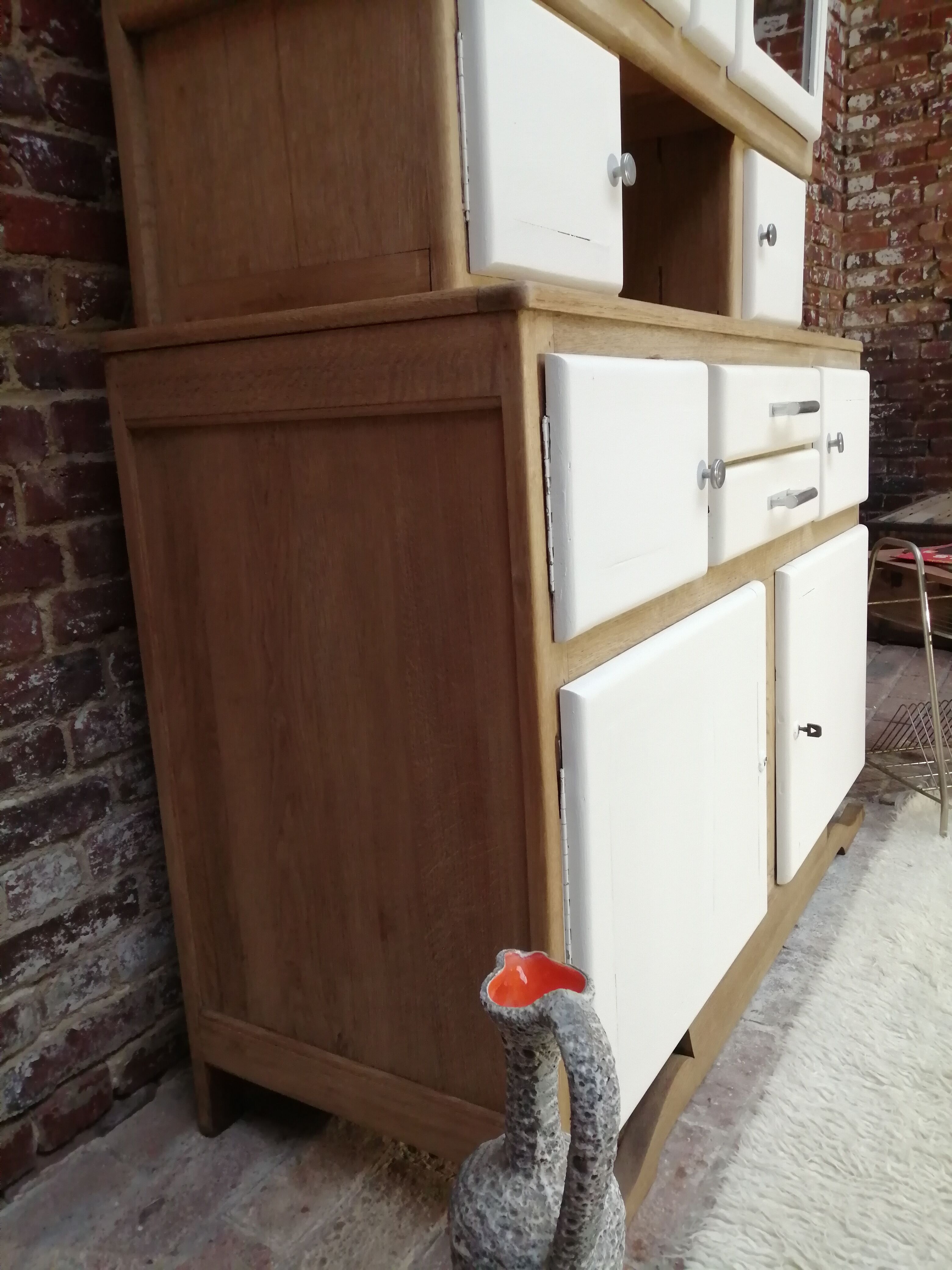 Buffet mado brushed oak and vintage cream