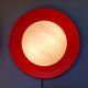 Pair of XXL orange Space Age wall sconces, 1960
