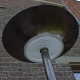 Old copper art deco floor lamp