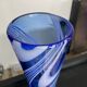 Vintage diabolo vase in glass paste