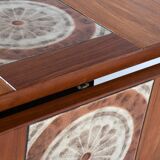 Gangsø Møbler extendable dining table in rosewood and ceramic version