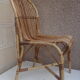 Chaise en rotin 1960