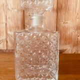 Vintage rectangular whisky decanter 70s