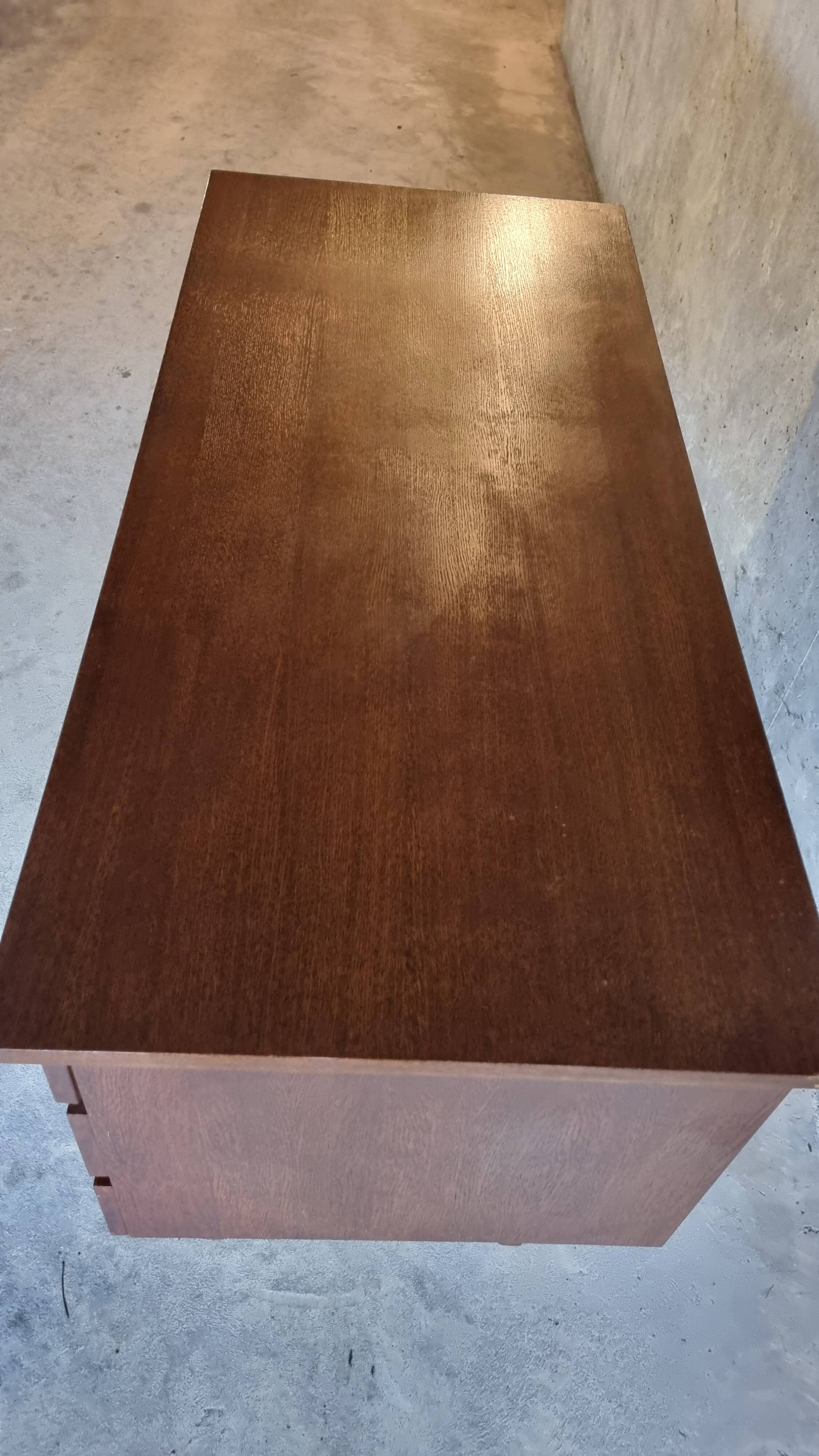 Bureau en placage de palissandre vintage