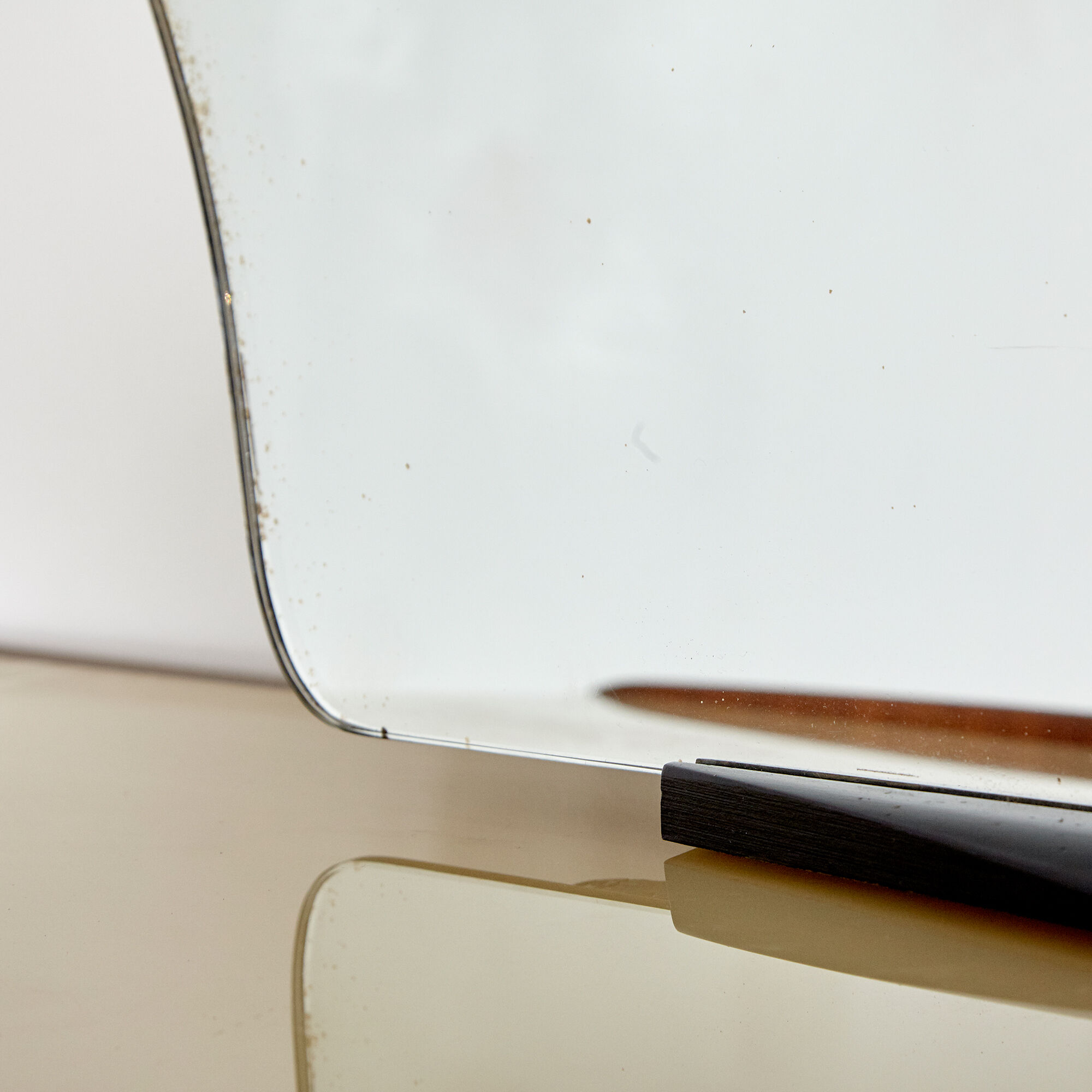 Italian walnut sideboard with mirror