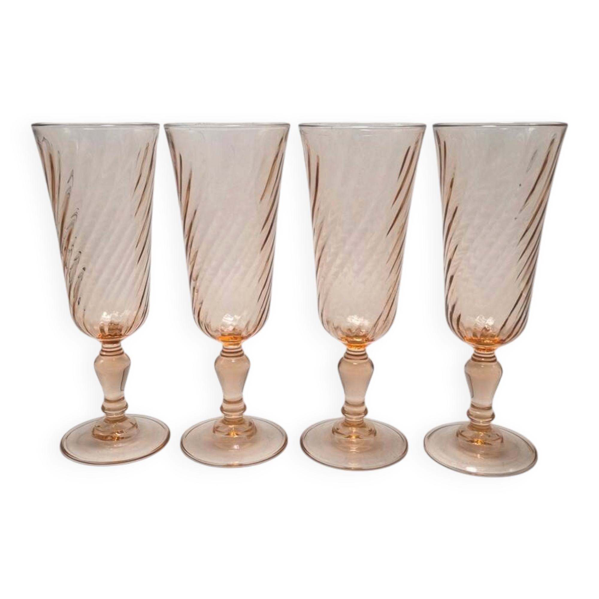 Rosaline champagne flutes