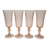 Rosaline champagne flutes