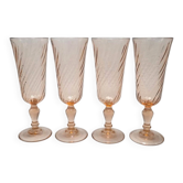 Rosaline champagne flutes