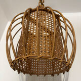 Bamboo rattan suspension from the 1960s.