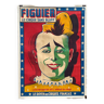 Original canvas poster of the circusFiguier