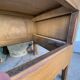 Art Deco wardrobe with oval mirror