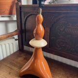 Pied de lampe de table en céramique par Louis Drimmer, années 1980