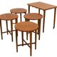 Nesting tables Poul Hundevad vintage mid century