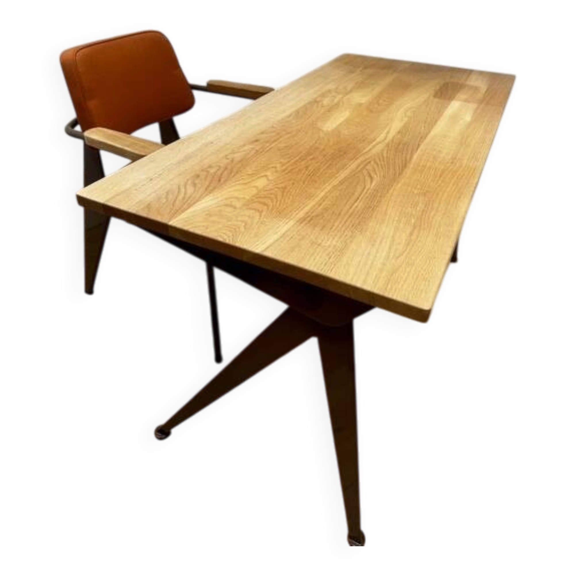 Bureau Direction – Jean Prouvé pour Vitra – Chêne massif – Édition 2014