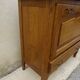 Small oak cabinet, 1 tilting door and 1 drawer