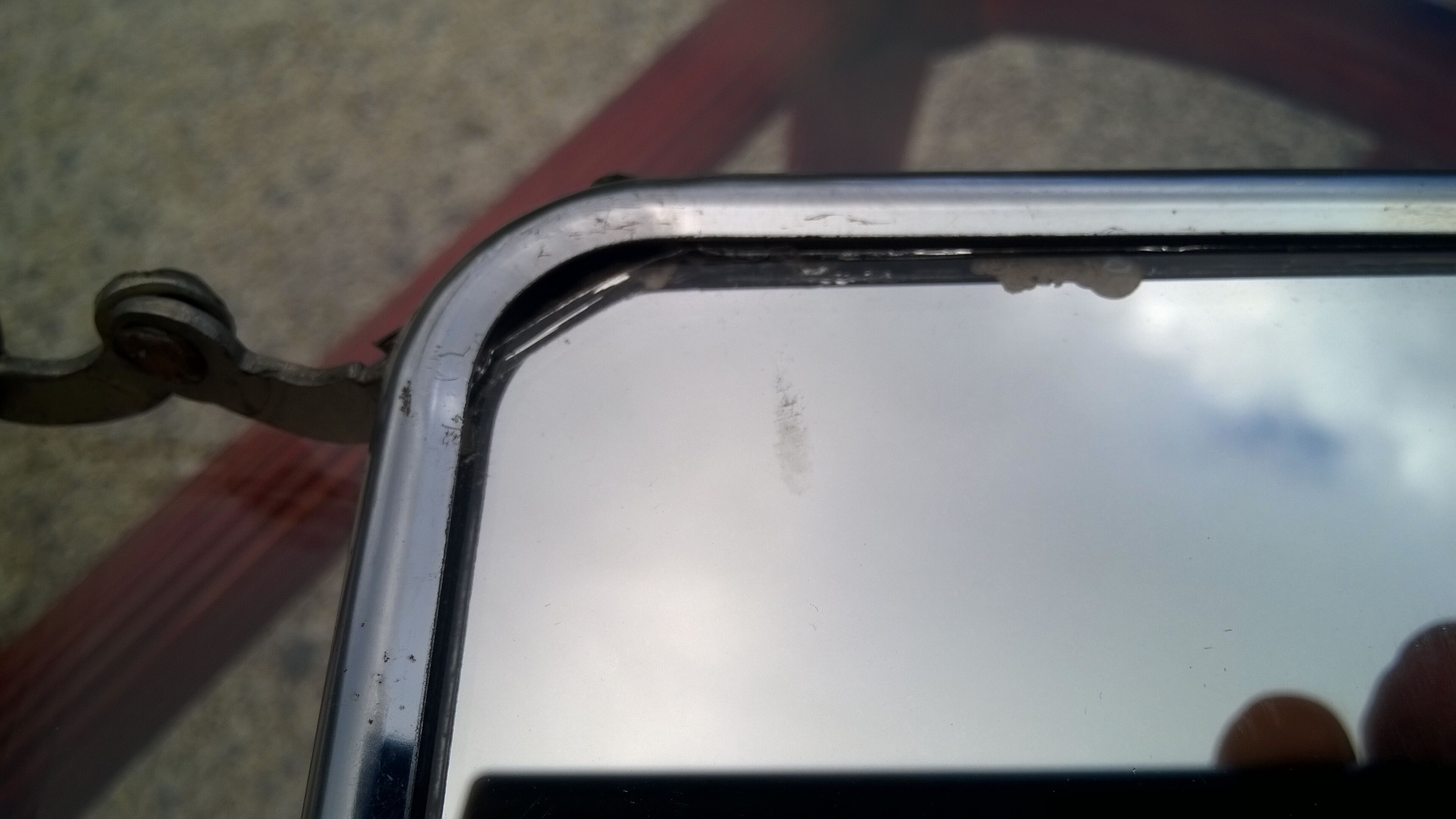 Barber triptych mirror 80x30cm