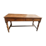 Farmhouse table with drawers