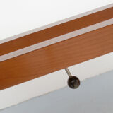 1950s coffeetable in cherrywood, adjustable in height