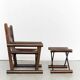 Carlo Hauner & Martin Eisler Chaise Pliante & Ottomane PL22 pour OCA