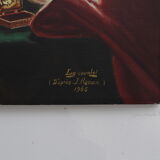 Femme huile sur toile signée