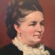 Old portrait of a woman in the late nineteenth century