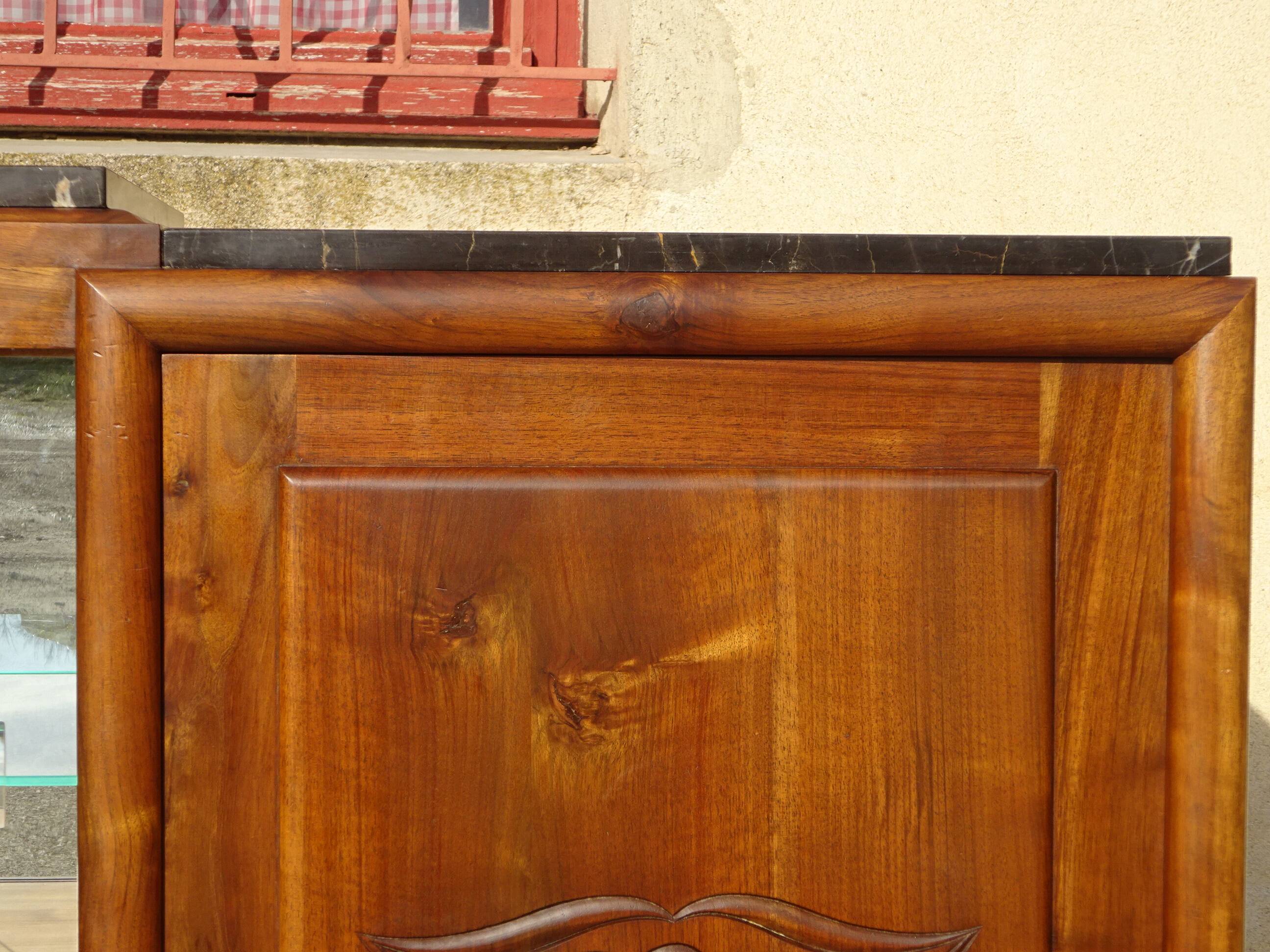 Art Deco walnut sideboard