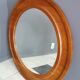 Miroir rond en teck par Hadsten Danemark 74cm