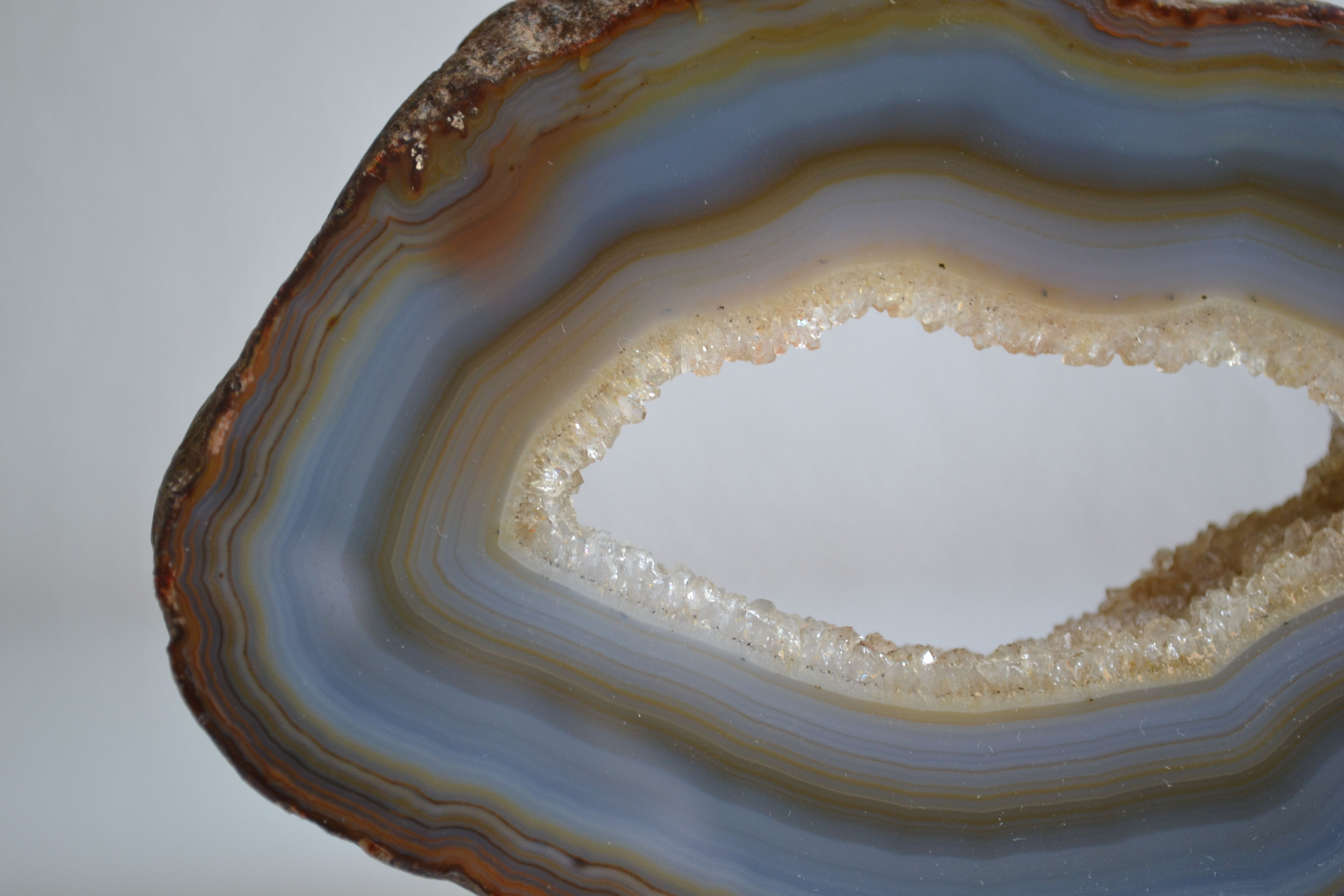 Agate paperweight