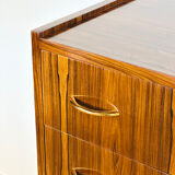 Vintage rosewood chest of drawers 1960