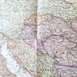 Vintage map Europe 98x74cm