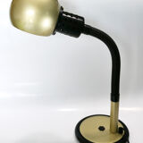 Tablle lamp or desk aluminor 1970's rare golden color
