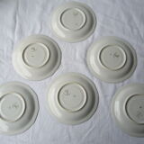 Art Deco style iridescent yellow porcelain coffee service