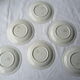 Art Deco style iridescent yellow porcelain coffee service