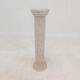 Italian travertine side table or pedestal, 1980's