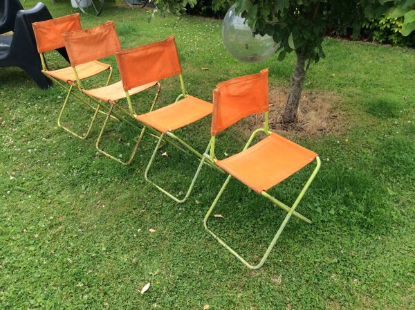 4 fauteuils de camping