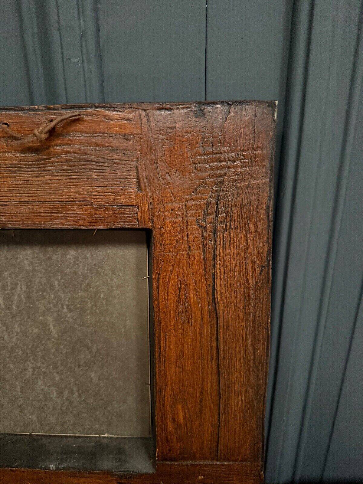 17th century wooden mirror frame