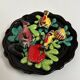Trompe l'oeil plate, vallauris ceramic, 20th century, fish and shells