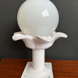 Opaline palm tree ceiling light from the 1980s.