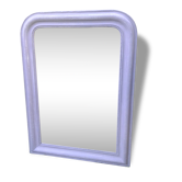 Miroir Louis Philippe patiné gris