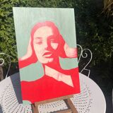 Painting on panel