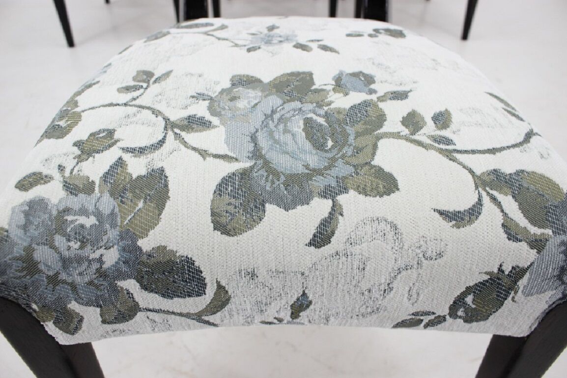 4 1950s Jindrich Halabala dining chairs,Czechoslovakia