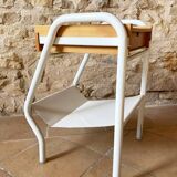 Bedside table attributed to Jacques Hitier, 1950s