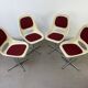 4 chaises Space Age, coque années 70 pour Lockhausen