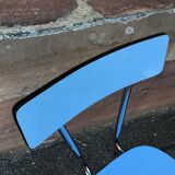 Paire de chaises en formica vintage 1960