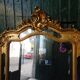 Gilded wooden mirror louis xv with frame