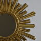 Vintage golden sun mirror 58cm